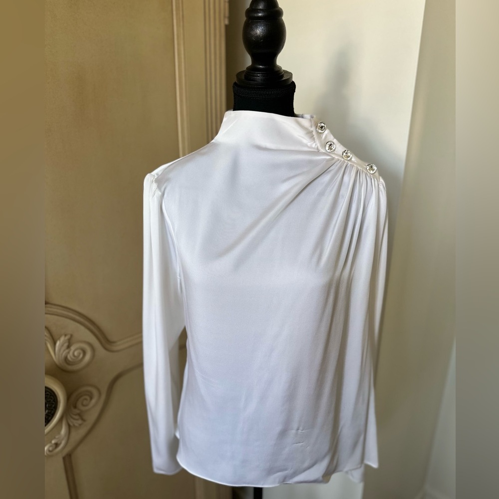 Intermix silk blend blouse, size 8